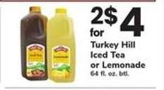 Turkey Hill Iced Tea or Lemonade