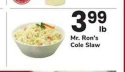 Mr. Ron's Cole Slaw