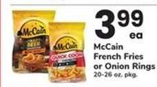 McCain French Fries or Onion Rings
