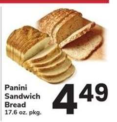 Panini Sandwich Bread