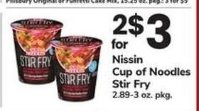 Nissin Cup of Noodles Stir Fry