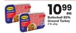 Butterball 85% Ground Turkey