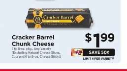 Cracker Barrel Chunk Cheese
