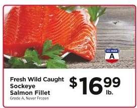 Fresh Wild Caught Sockeye Salmon Fillet