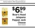 Boar's Head Jalapeño Pepper Jack Cheese