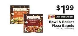 Bowl & Basket Pizza Bagels