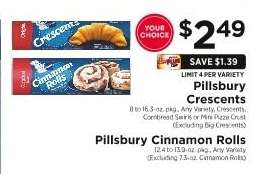 Pillsbury Crescents or Cinnamon Rolls*