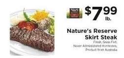 Nature's Reserve Skirt Steak