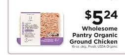 Wholesome Pantry Organic Ground Chicken