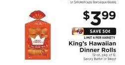 King's Hawaiian Dinner Rolls