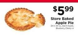 Store Baked Apple Pie