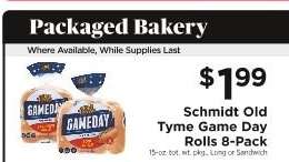 Schmidt Old Tyme Game Day Rolls 8-Pack
