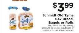Schmidt Old Tyme 647 Bread, Bagels or Rolls
