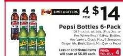 Pepsi Bottles 6-Pack