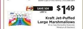 Kraft Jet-Puffed Large Marshmallows