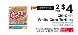 Chi-Chi's White Corn Tortillas