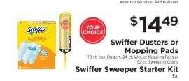 Swiffer Dusters or Mopping Pads