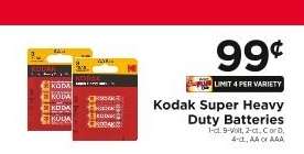 Kodak Super Heavy Duty Batteries