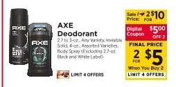 AXE Deodorant