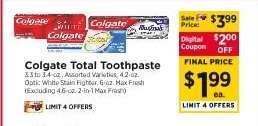 Colgate Total Toothpaste*