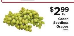Green Seedless Grapes