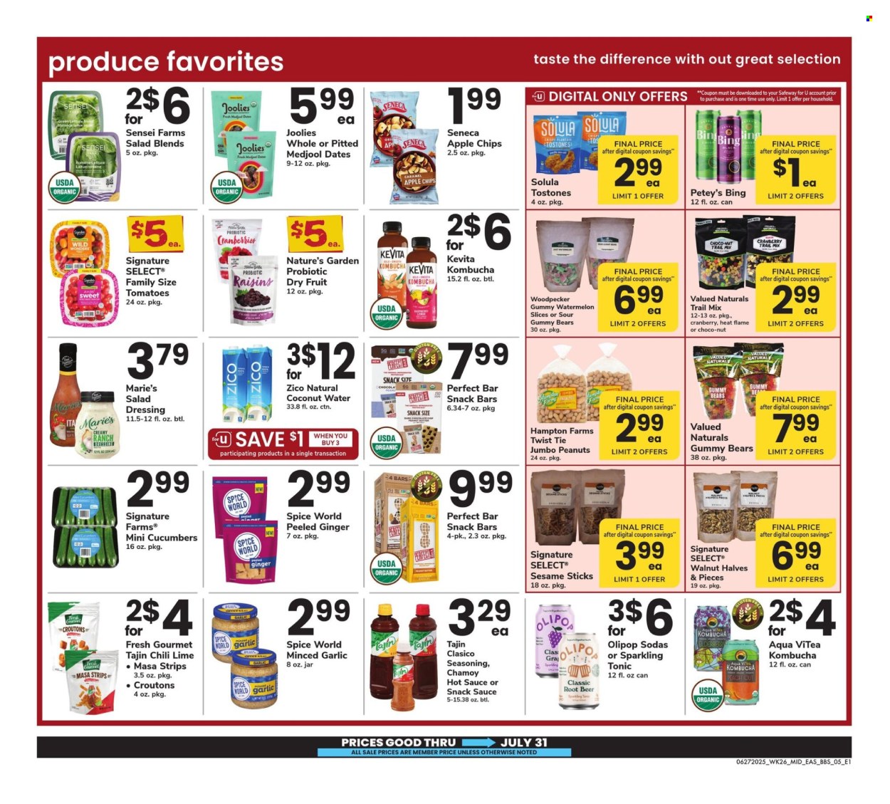 Safeway ad - 06/27/2025 - 07/31/2025. Page 5