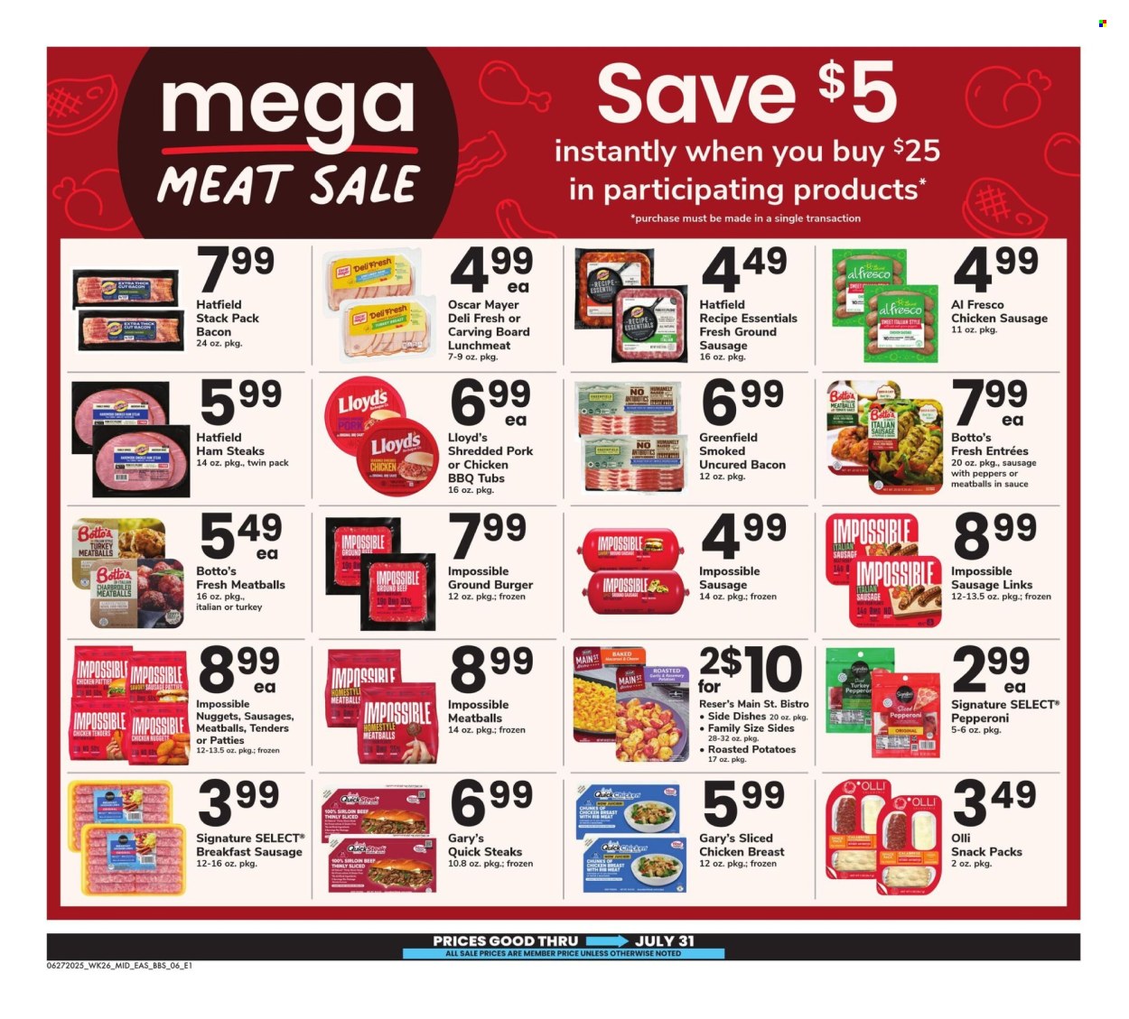 Safeway ad - 06/27/2025 - 07/31/2025. Page 6