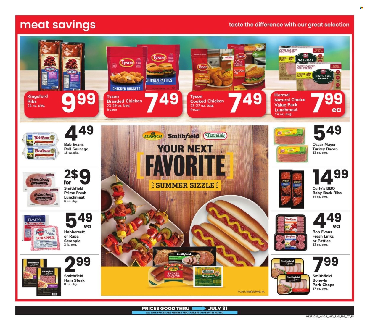 Safeway ad - 06/27/2025 - 07/31/2025. Page 7