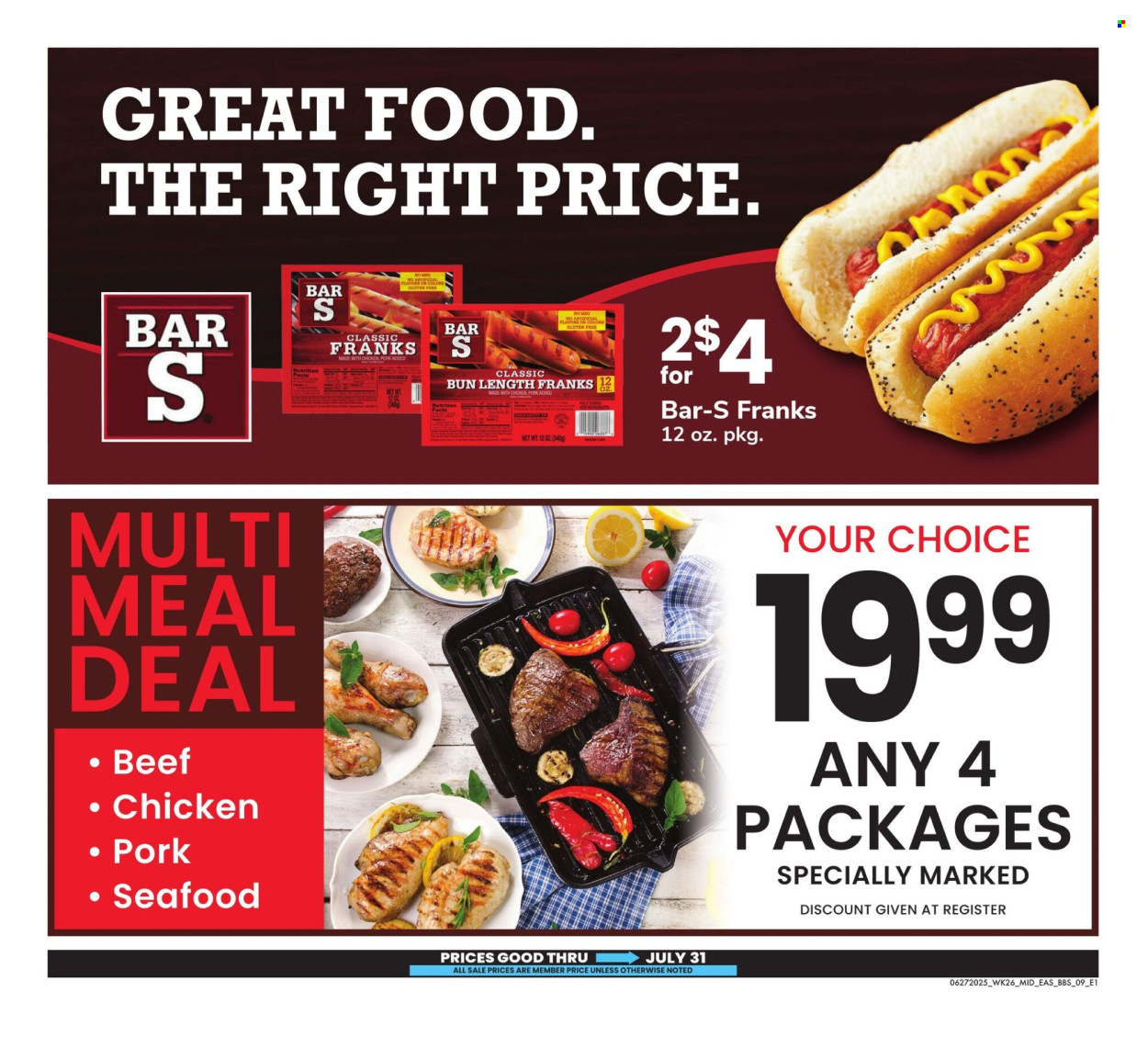 Safeway ad - 06/27/2025 - 07/31/2025. Page 9