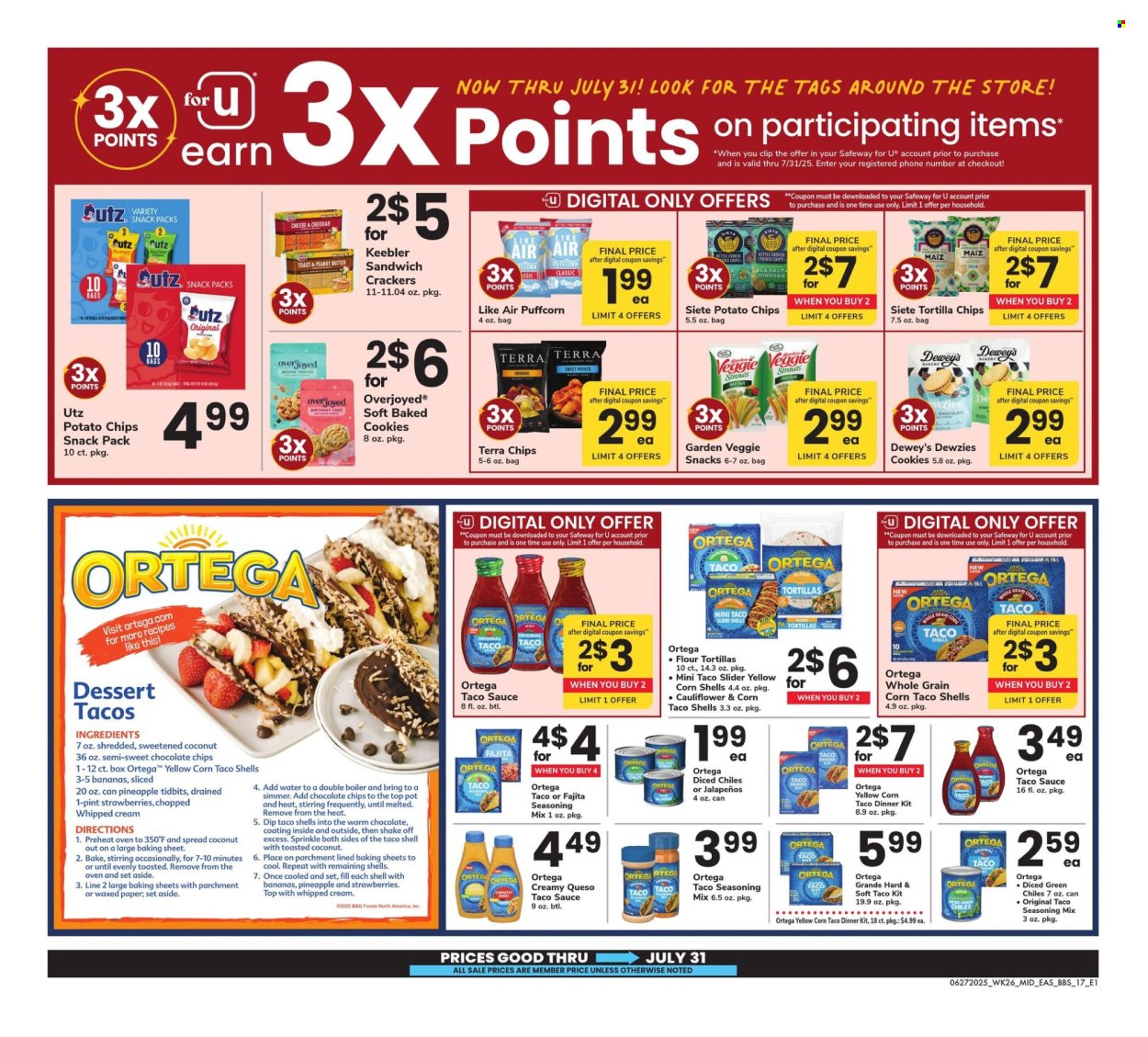 Safeway ad - 06/27/2025 - 07/31/2025. Page 17