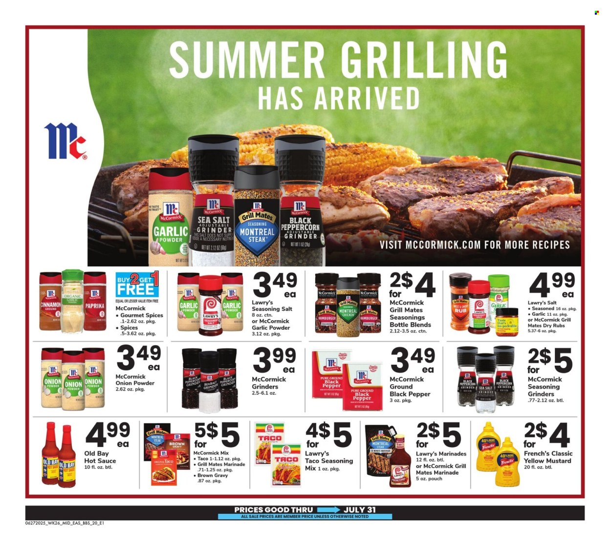 Safeway ad - 06/27/2025 - 07/31/2025. Page 20