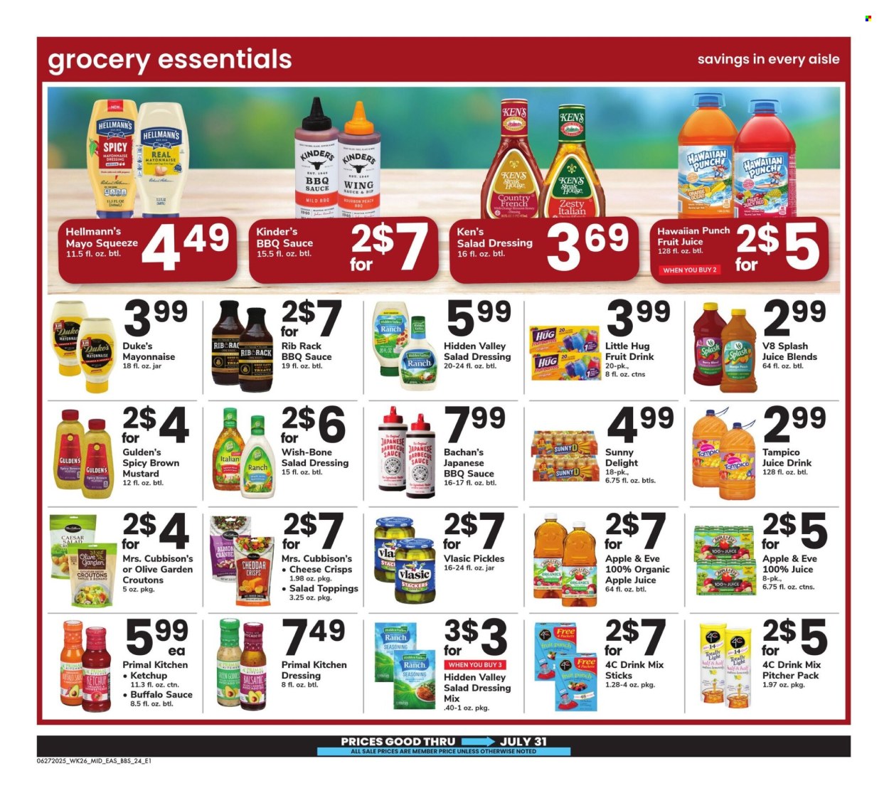 Safeway ad - 06/27/2025 - 07/31/2025. Page 24