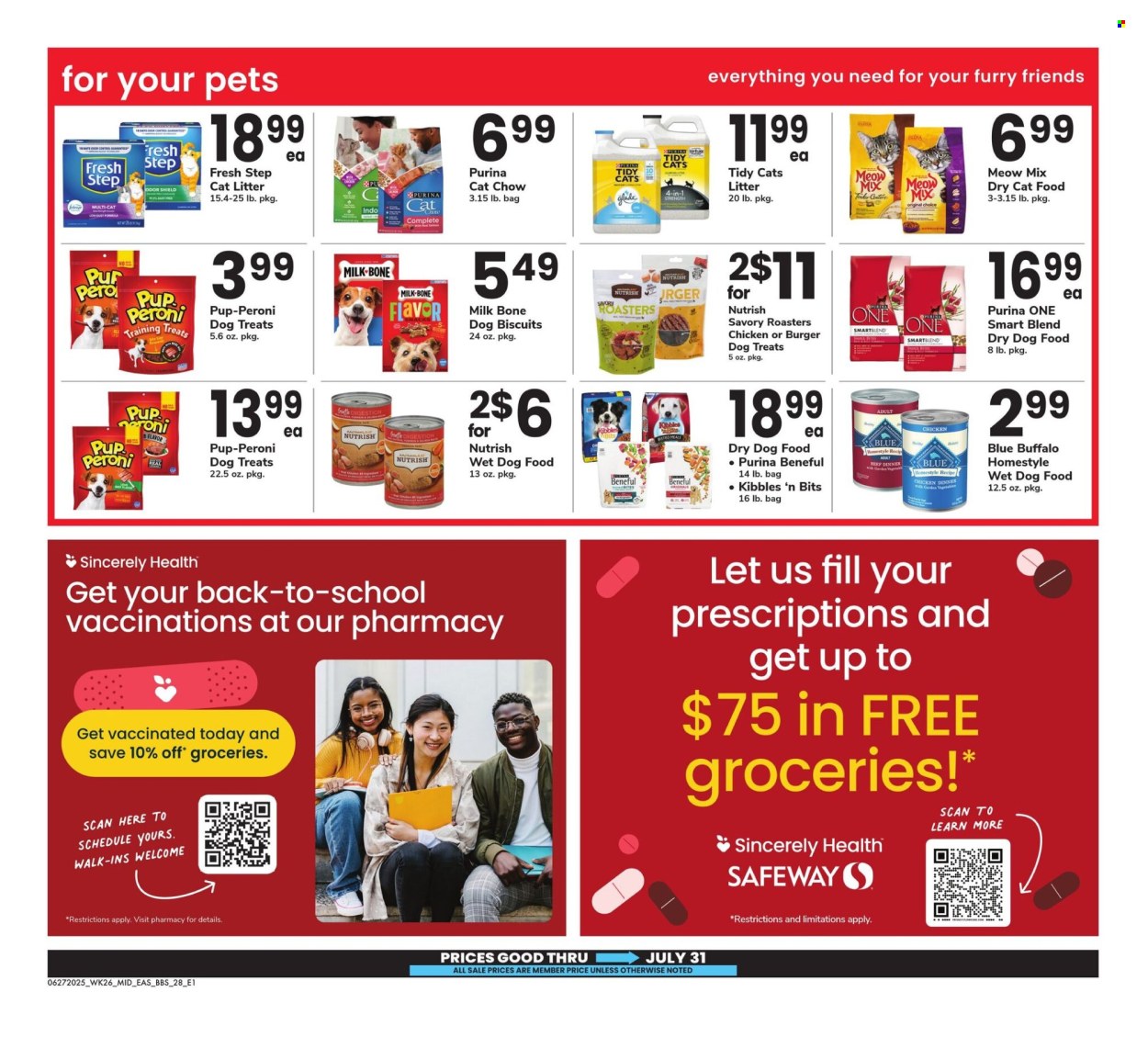 Safeway ad - 06/27/2025 - 07/31/2025. Page 28