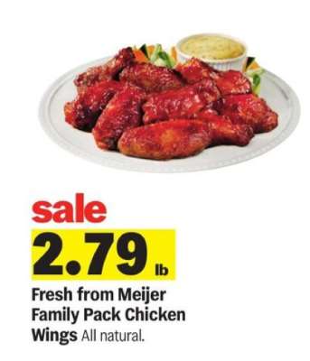 Fresh from Meijer Family Pack Chicken Wings