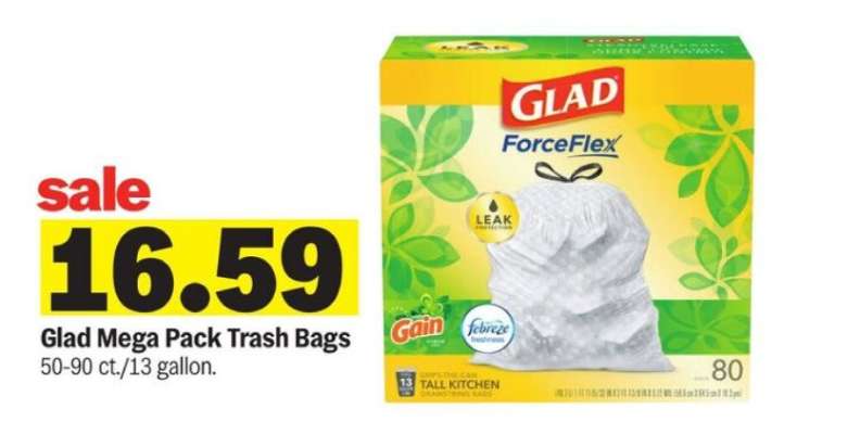 Glad Mega Pack Trash Bags