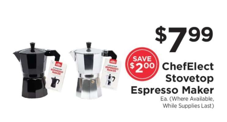 ChefElect Stovetop Espresso Maker