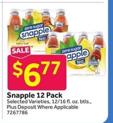 Snapple 12 Pack