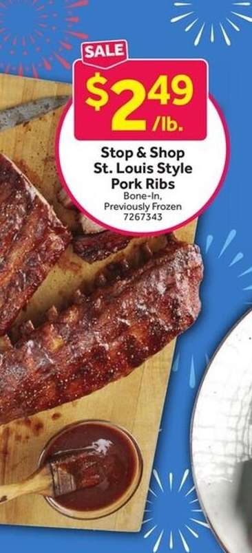 Stop & Shop St. Louis Style Pork Ribs