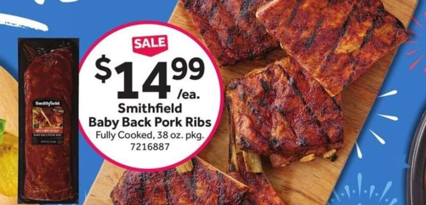 Smithfield Baby Back Pork Ribs