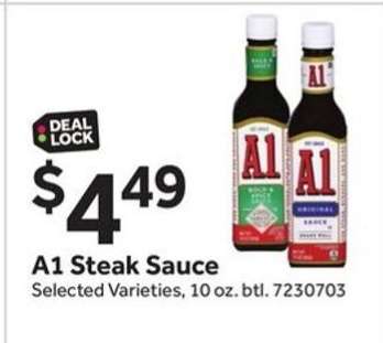 A1 Steak Sauce