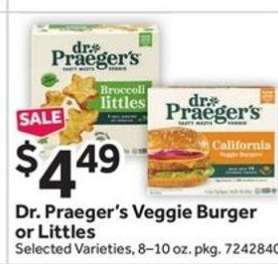 Dr. Praeger's Veggie Burger or Littles
