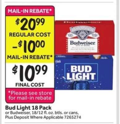 Bud Light 18 Pack