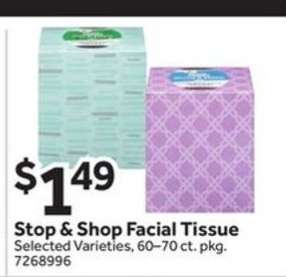 Stop & Shop Facial Tissue