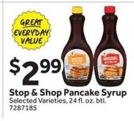 Stop & Shop Pancake Syrup