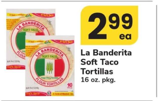 La Banderita Soft Taco Tortillas
