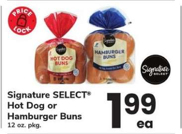 Signature SELECT Hot Dog or Hamburger Buns