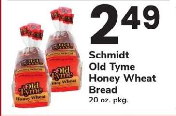 Schmidt Old Tyme Honey Wheat Bread