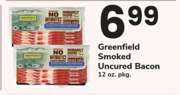 Greenfield Smoked Uncured Bacon