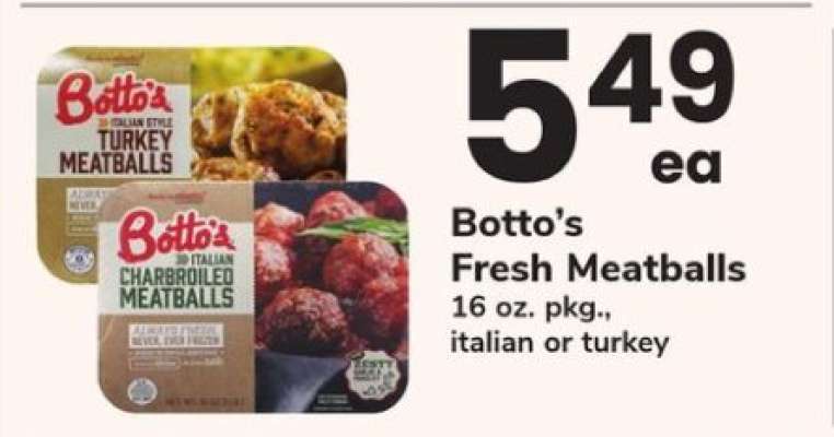 Botto's Fresh Meatballs