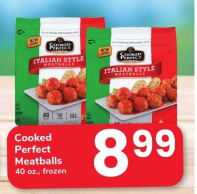 Cooked Perfect Meatballs